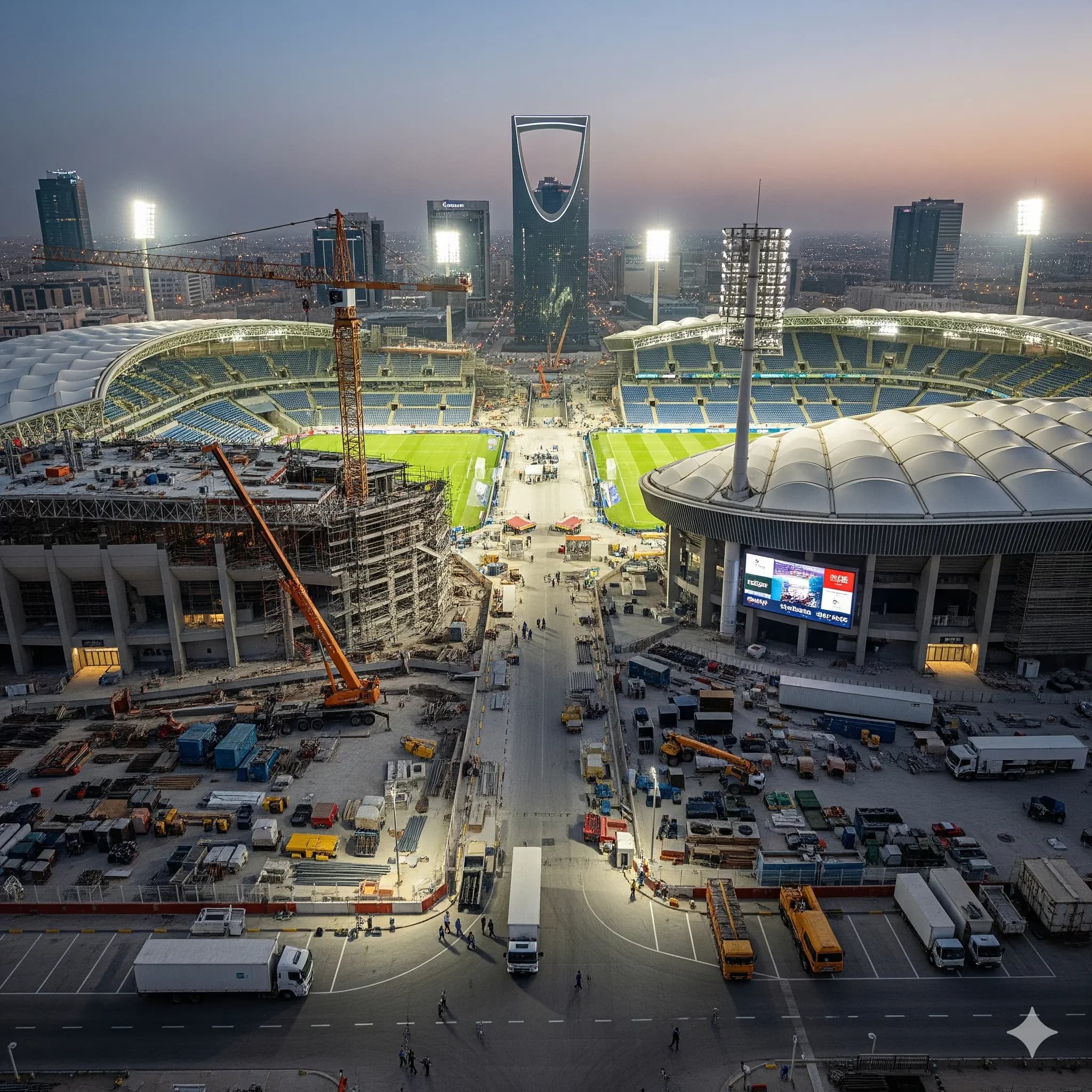 Kingdom Arena Construction